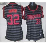 women nba los angeles clippers #32 griffin grey[black strip]