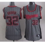 women nba los angeles clippers #32 griffin grey[static fashion swingman]