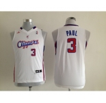 youth nba los angeles clippers #3 paul white[revolution 30 swingman]