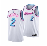 Men Miami Heat #2 Terry Rozier White 2024-25 City Edition Stitched Basketball Jersey