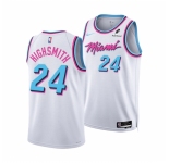Men Miami Heat #24 Haywood Highsmith White 2024-25 City Edition Stitched Basketball Jersey