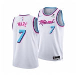 Men Miami Heat #7 Kel 27el Ware White 2024-25 City Edition Stitched Basketball Jersey
