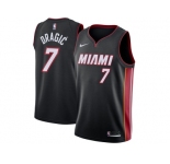 Men Nike Miami Heat #7 Goran Dragic Black NBA Swingman Icon Edition Jersey