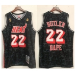 Men's Miami Heat #22 Jimmy Butler Black Stitched Jersey
