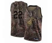 Men's Miami Heat #22 Jimmy Butler Swingman Camo Realtree Collection Basketball Jersey