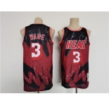 Men's Miami Heat #3 Dwyane Wade Throwback basketball Jersey