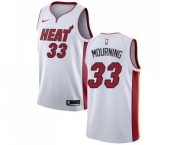 Men's Miami Heat #33 Alonzo Mourning Swingman Basketball Jersey - Association Edition