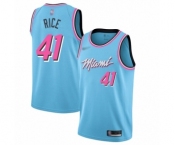 Men's Miami Heat #41 Glen Rice Authentic Blue Basketball Jersey - 2019-20 City Edition