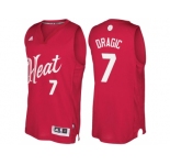 Men's Miami Heat Goran Dragic Red 2016 Christmas Day NBA Swingman Jersey