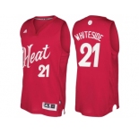 Men's Miami Heat Hassan Whiteside Red 2016 Christmas Day NBA Swingman Jersey