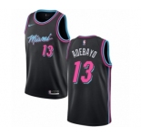 Men's Nike Miami Heat #13 Edrice Adebayo Swingman Black NBA Jersey - City Edition