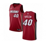 Men's Nike Miami Heat #40 Udonis Haslem Swingman Red NBA Jersey Statement Edition