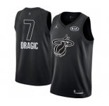 Men's Nike Miami Heat #7 Goran Dragic Swingman Black 2018 All-Star Game NBA Jersey
