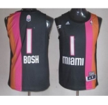 nba miami heat #1 bosh black-orange[2012 new][miami]