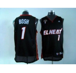 nba miami heat #1 bosh black[latin nights swingman]