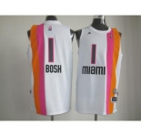 nba miami heat #1 bosh white[2012 new][miami]