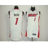 nba miami heat #1 chris bosh white[revolution 30]