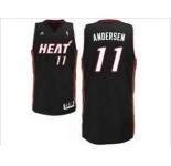 nba miami heat #11 andersen black[revolution 30 silver]