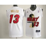nba miami heat #13 miller white[2012 champions]