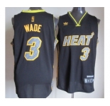 nba miami heat #3 wade black[2013 new]