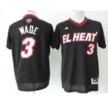nba miami heat #3 wade black[2014 new]