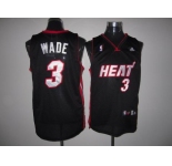nba miami heat #3 wade black(fans edition)