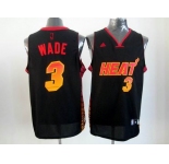 nba miami heat #3 wade black[limited edition-2]