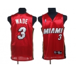 nba miami heat #3 wade red