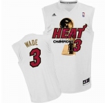 nba miami heat #3 wade white[champions]