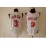 nba miami heat #3 wade white(special edition)