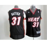 nba miami heat #31 battier black[revolution 30 swingman]