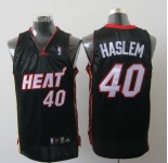 nba miami heat #40 haslem black