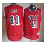 nba miami heat #41 rice red[m&n]