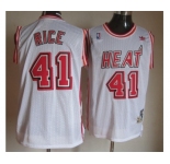nba miami heat #41 rice white[fans edition]