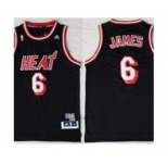 nba miami heat #6 james black m&n