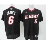 nba miami heat #6 james black[2014 new]