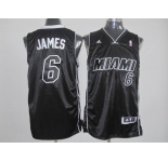 nba miami heat #6 james black(full black)[miami]