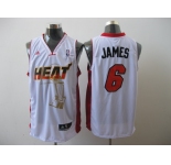 nba miami heat #6 james white[2011 finals memorial edition]