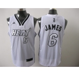 nba miami heat #6 james white[swingman full white]