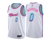 Women Nike Miami Heat #0 Josh Richardson Swingman White NBA Jersey - City Edition