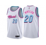 Women Nike Miami Heat #20 Justise Winslow Swingman White NBA Jersey - City Edition