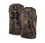 Women's Miami Heat #33 Alonzo Mourning Swingman Camo Realtree Collection Basketball Jersey