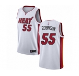 Women's Miami Heat #55 Duncan Robinson Swingman White Basketball Jersey - Association Edition