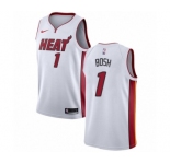 Women's Nike Miami Heat #1 Chris Bosh Swingman NBA Jersey - Association Edition