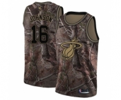 Women's Nike Miami Heat #16 James Johnson Swingman Camo Realtree Collection NBA Jersey
