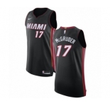 Women's Nike Miami Heat #17 Rodney McGruder Authentic Black NBA Jersey - Icon Edition