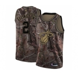 Women's Nike Miami Heat #2 Wayne Ellington Swingman Camo Realtree Collection NBA Jersey