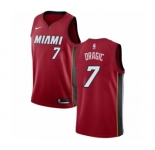 Women's Nike Miami Heat #7 Goran Dragic Swingman Red NBA Jersey Statement Edition