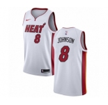 Women's Nike Miami Heat #8 Tyler Johnson Swingman NBA Jersey - Association Edition