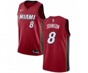 Women's Nike Miami Heat #8 Tyler Johnson Swingman Red NBA Jersey Statement Edition
